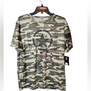 Striker Camouflage Polyester Men's T-Shirt Size Large NWOT